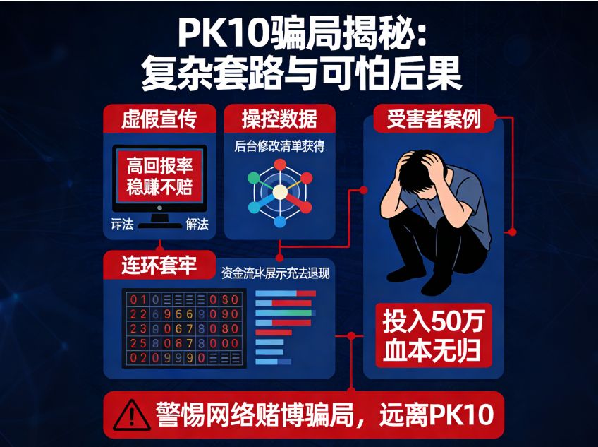 自己意识到PK10骗局的复杂和可怕